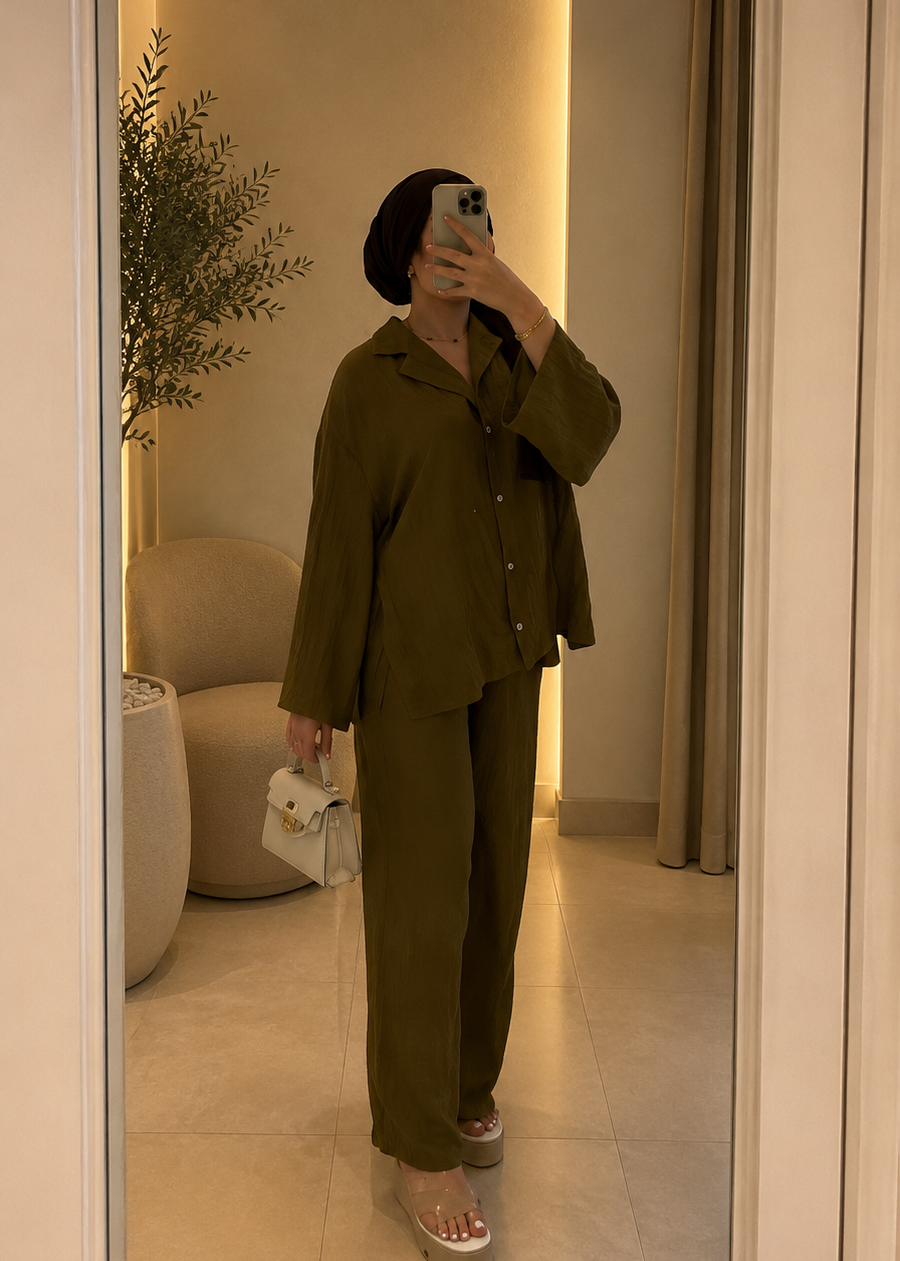 Ensemble Glamore en lin  🤍✨