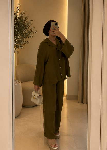 Ensemble Glamore en lin  🤍✨
